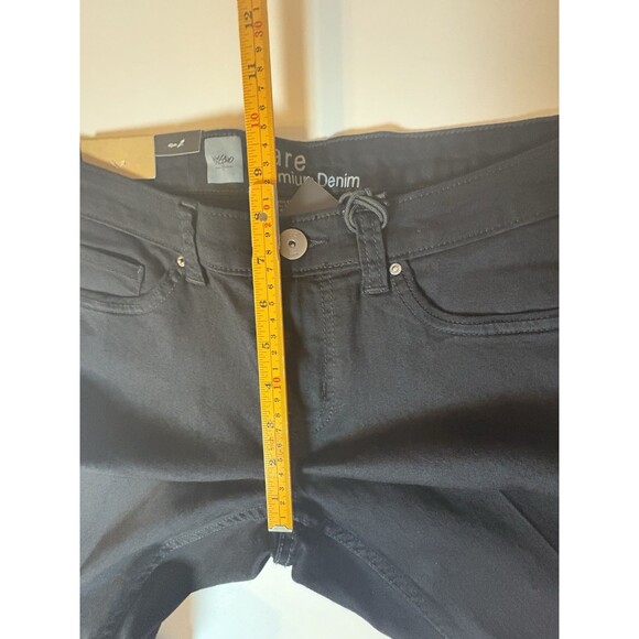 NWT  Mossimo Flare Premium Denim Jeans Women’s Black Mid Rise Trouser Size 8 - Picture 6 of 12